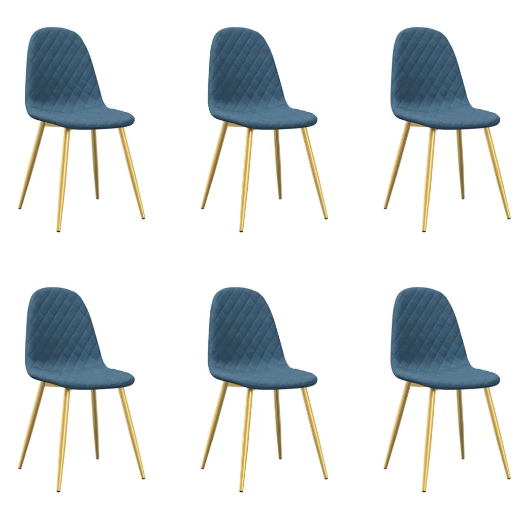 Sedie da Pranzo 6 pz Grigio Chiaro in Vellutocod mxl 131722