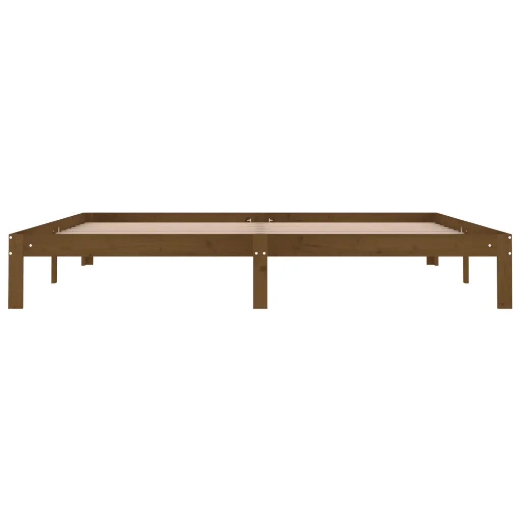 Giroletto senza Materasso Ambra in Legno di Pino 200x200 cm 810388