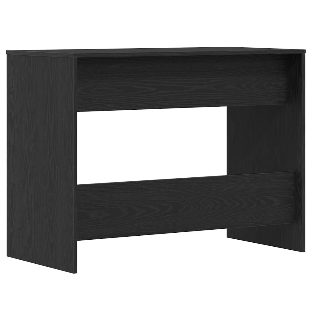 Scrivania Rovere Nero 101x50x76,5 cm in Legno Multistrato 862080