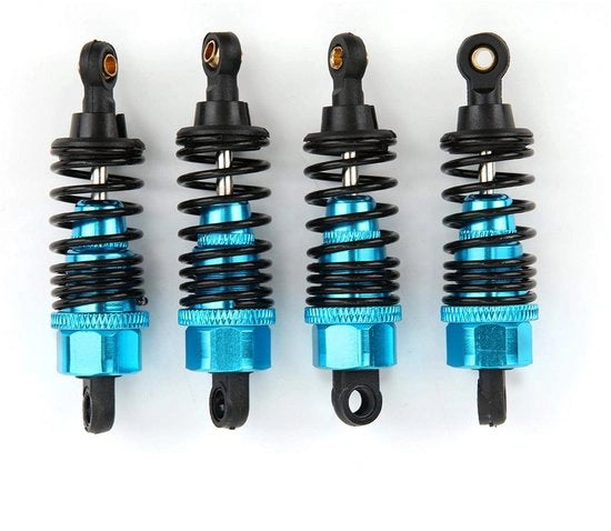 Solidchoice - Dampened Absorbers 4 Pieces - Adattabili - Alta Qualità Lega di Alluminio - Leggero - Prestazioni Migliorate - Facile da Installare - Dampened Shock Absorbers per RC