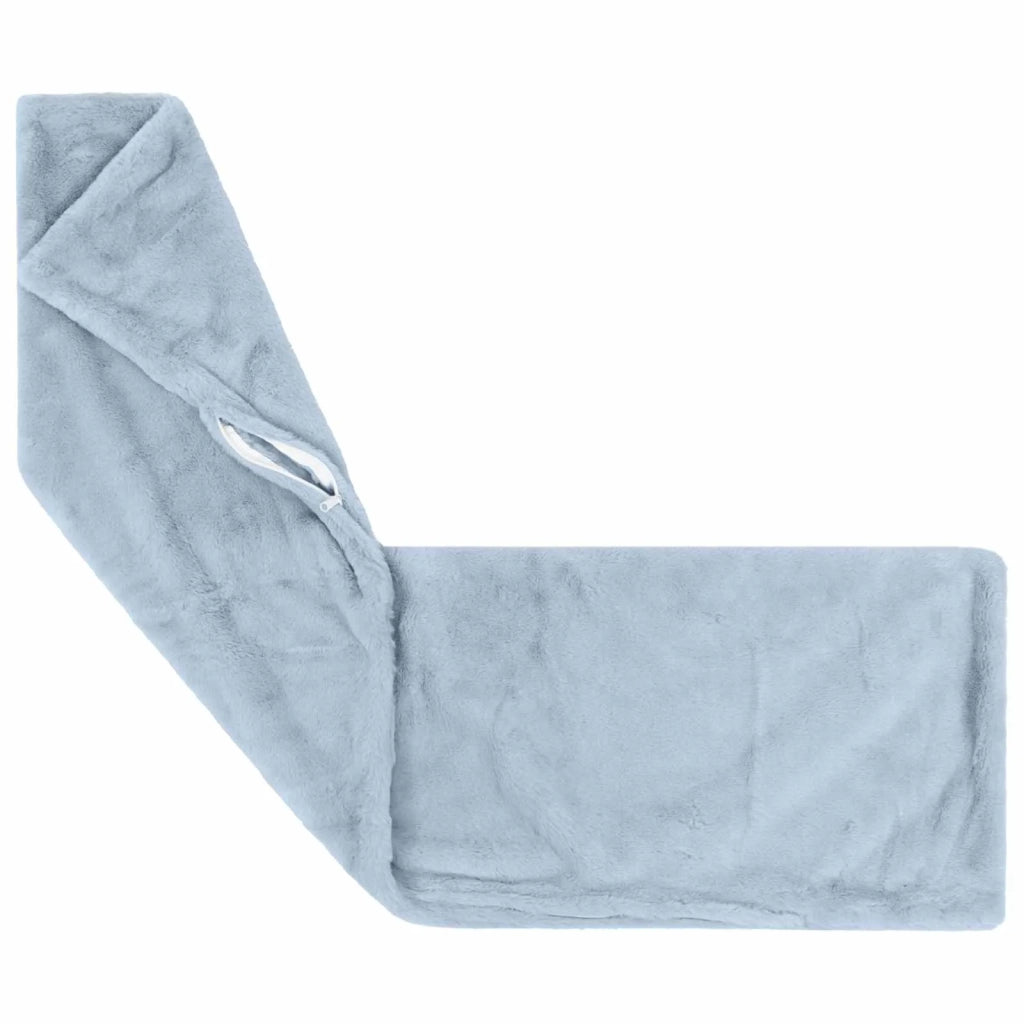 Federa HEERLEN Azzurro 40 x 145 cm Pelliccia di Coniglio Finta 909097