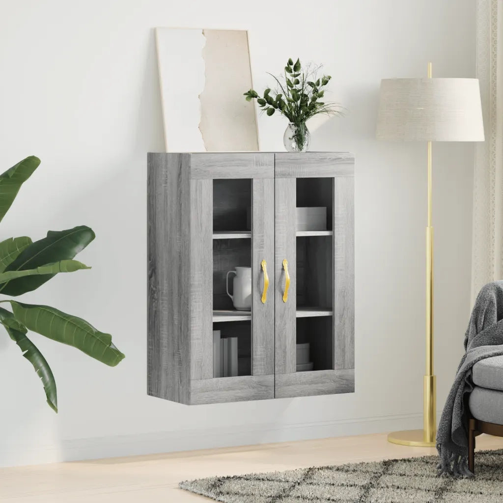 Armadietto a Muro | Mobile a Parete Grigio Sonoma 69,5x34x90 cm