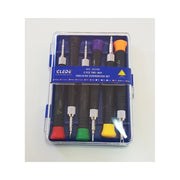 Trade Shop - Set 6 Pz. Cacciaviti Torx Per Telefoni Smartphone Nokia Tv Camera Occhiali Orologi Punte Di Precisione -