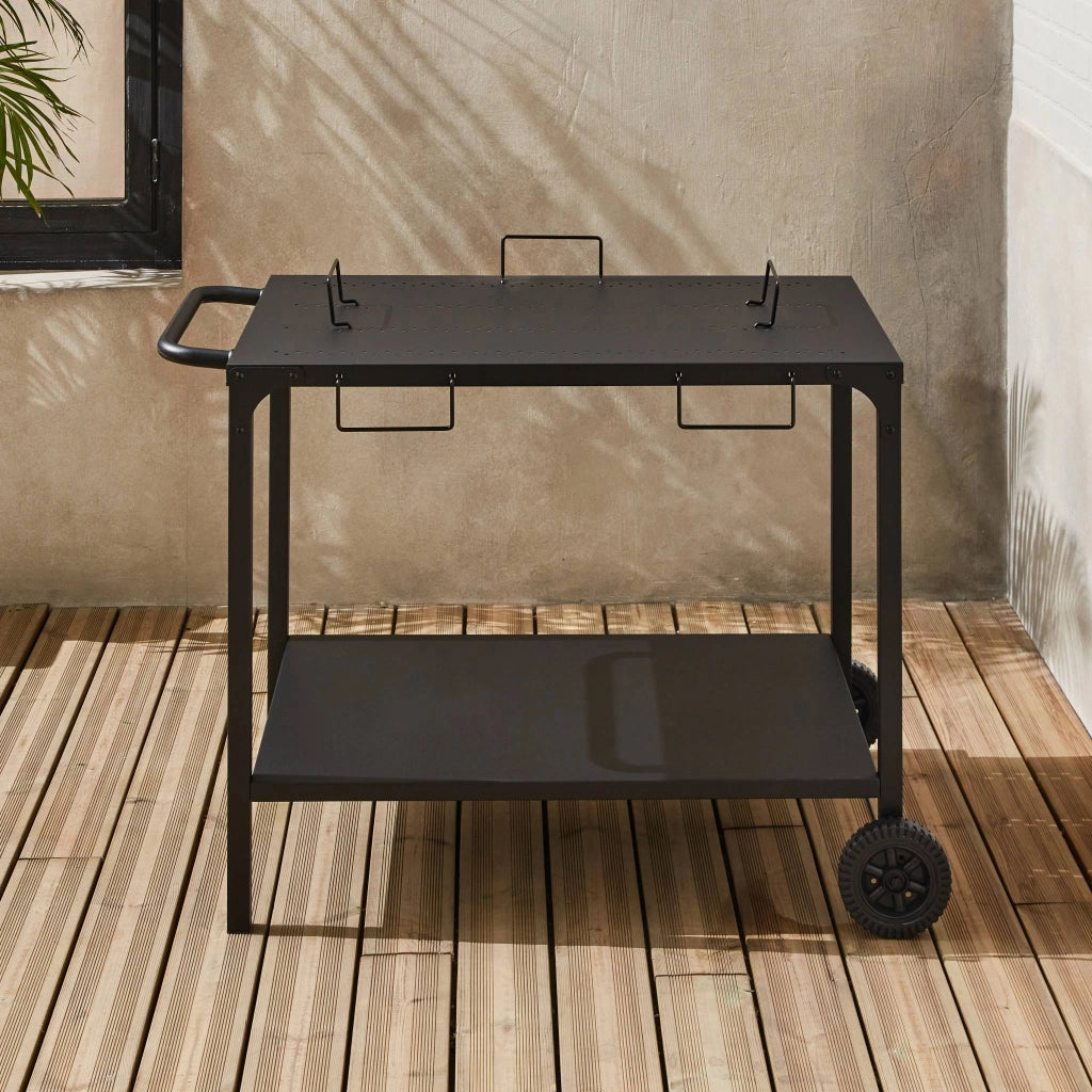 Carrello da cucina, nero