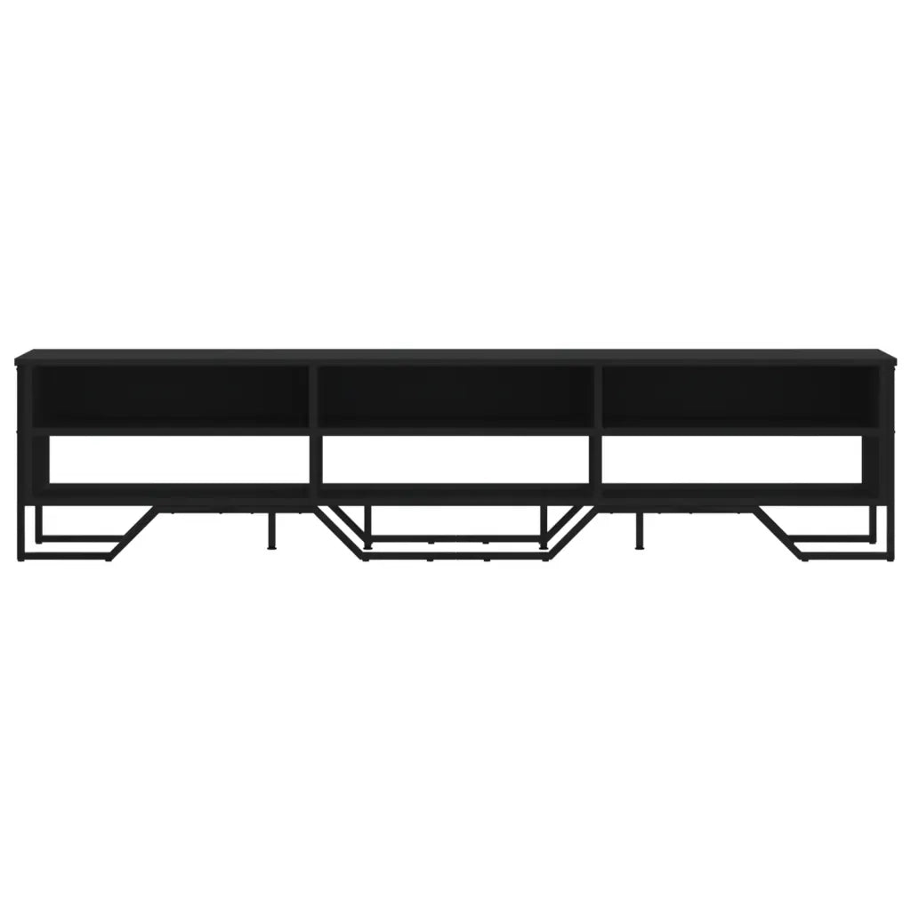 Mobile Porta TV Nero 180x34x41 cm in Legno Multistrato 848574