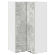 Armadio pensile | Mobile da Cucina Grigio Cemento e Bianco 57 x 57 x 100 cm