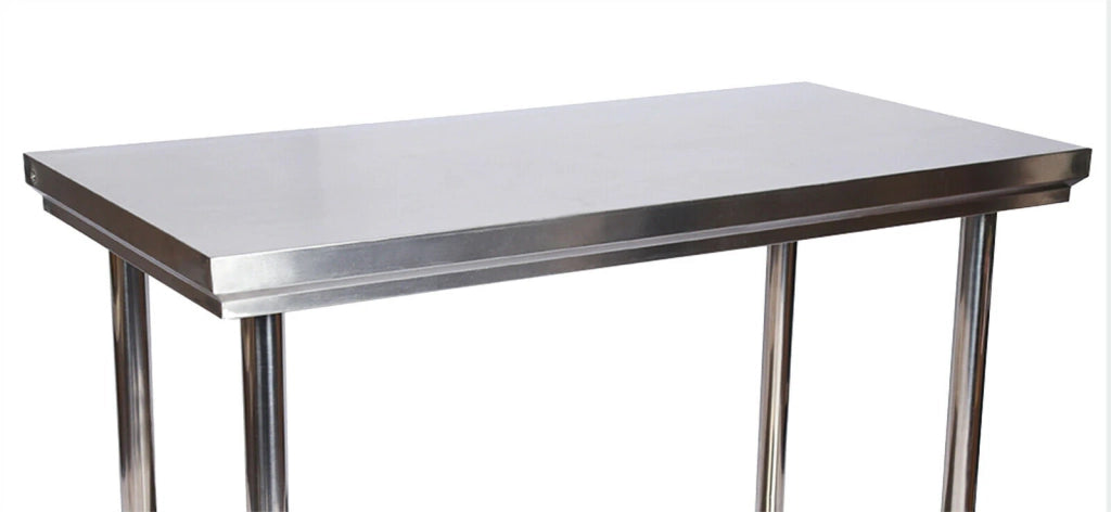 Tavolo da lavoro in acciaio inox tavolo da giardino 100 x 60 cm 16_0002502