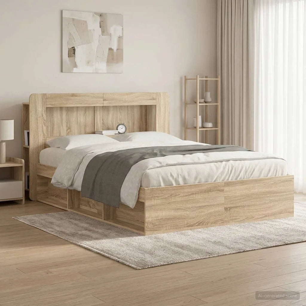 Testata del letto Rovere Sonoma Legno ingegnerizzato 8001275