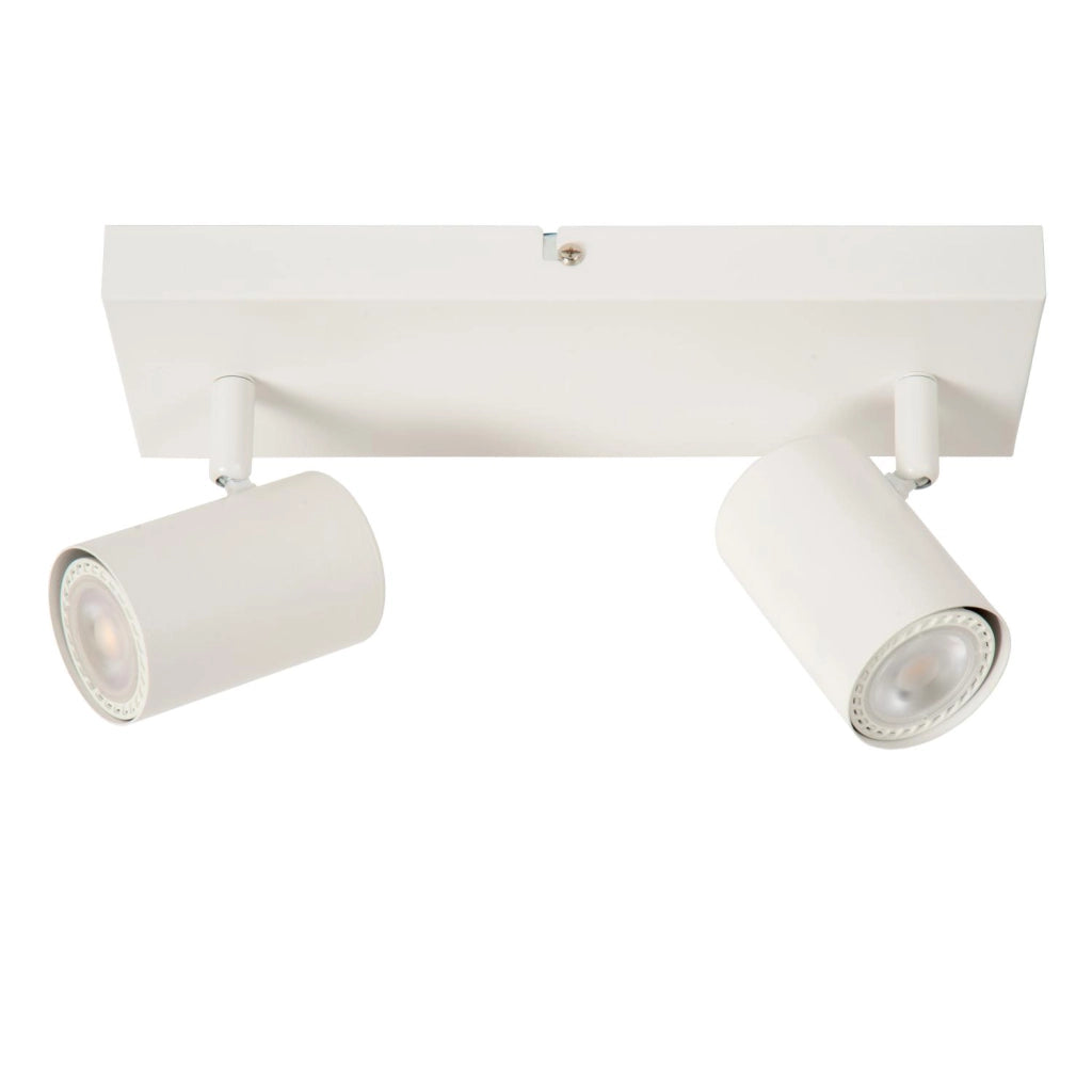 Faretto da soffitto AMIGO 2xGU10 bianco metallo Lucide