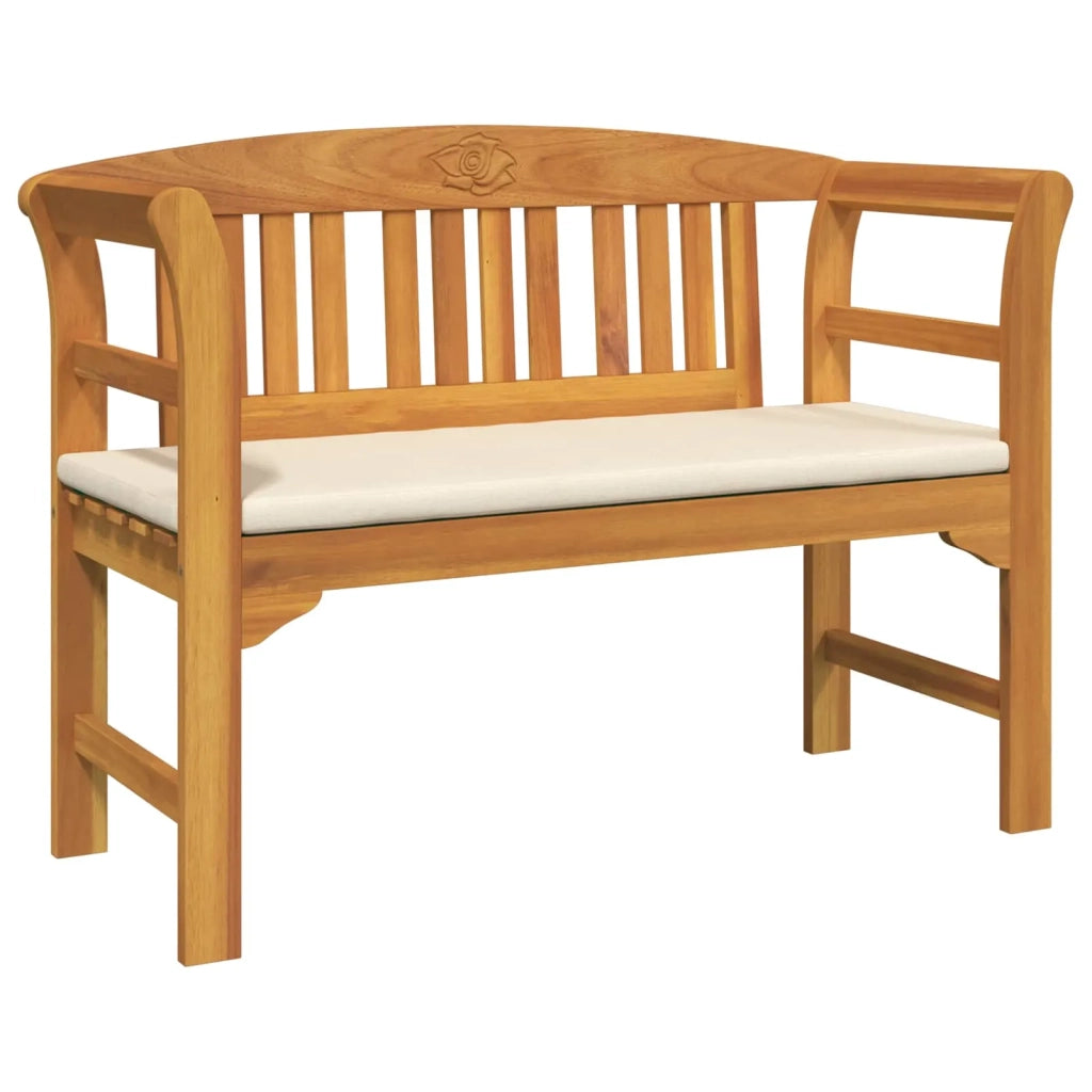 Panchina Rosa con cuscino Naturale 114 x 46 x 82,5 cm