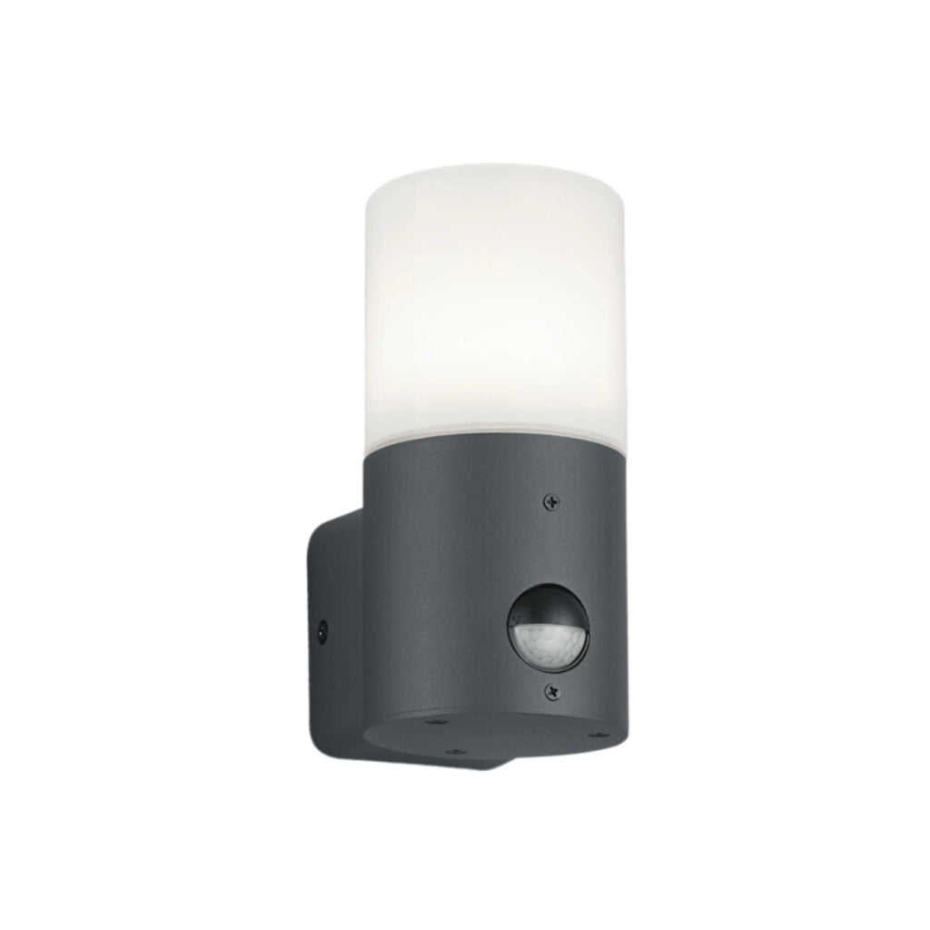 Applique esterna HOOSIC con sensore movimento antracite Trio