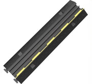 Drempel per Cavi - Ponte per Cavi - 2 Canali - Unico Pezzo - 100 cm - Compatto e Facile da Utilizzare
