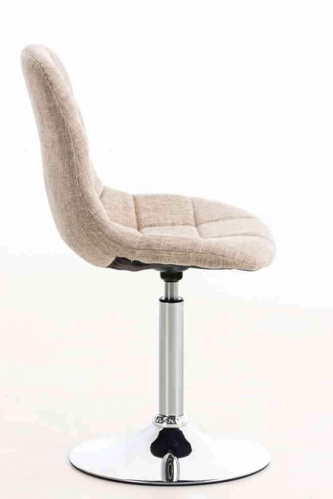 Sedia Emil tessuto crema
