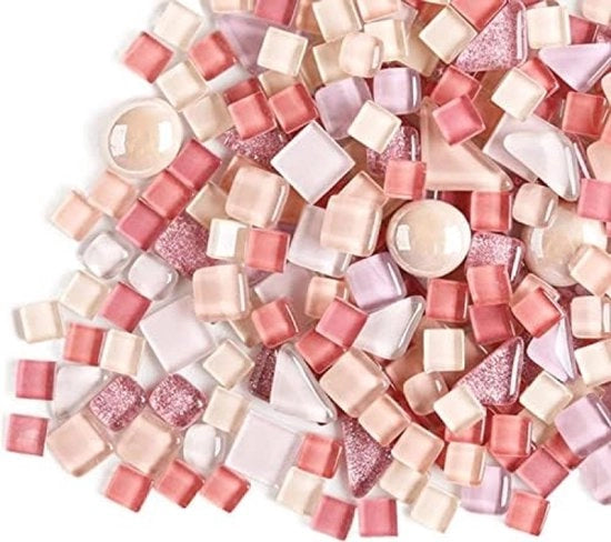 Set di Mosaico con Glitter in Pietre - 500g Materiali per Decorazione DIY