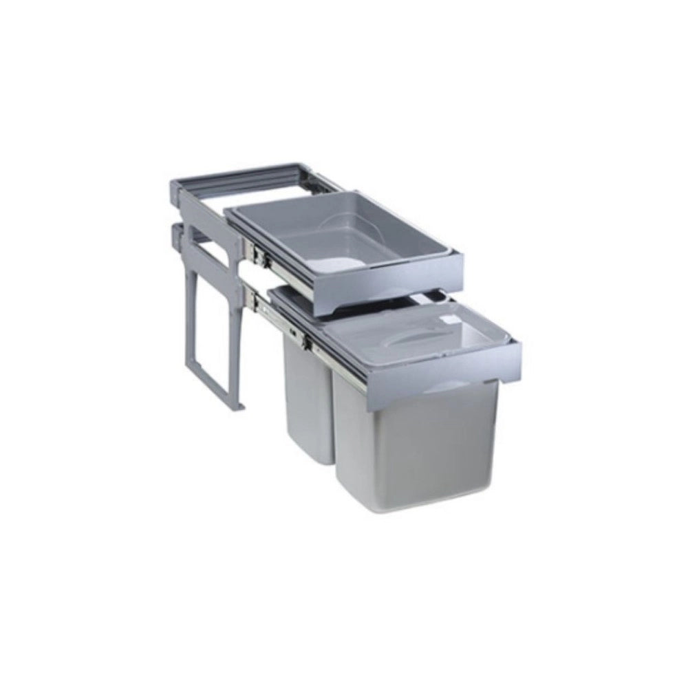 Pattumiera estraibile 2 contenitori e 1 vassoio Tank40
