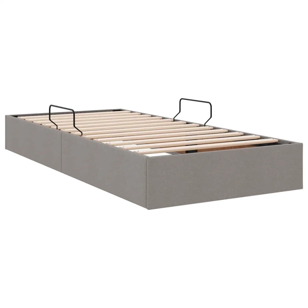 Letto ottomano con archiviazione Talpa 100 x 200 cm Tessuto 3442805