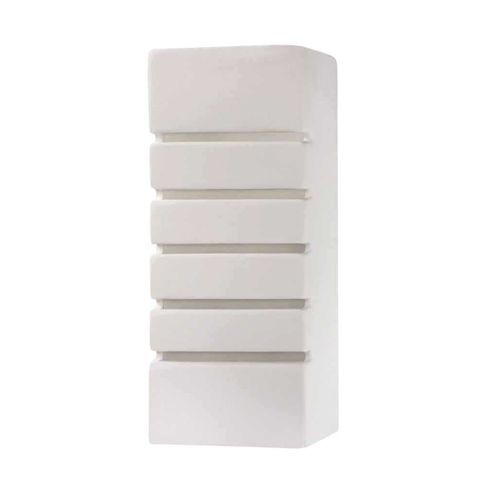 Applique Pure Lume KASIMO ceramica bianca 2xE27 interni