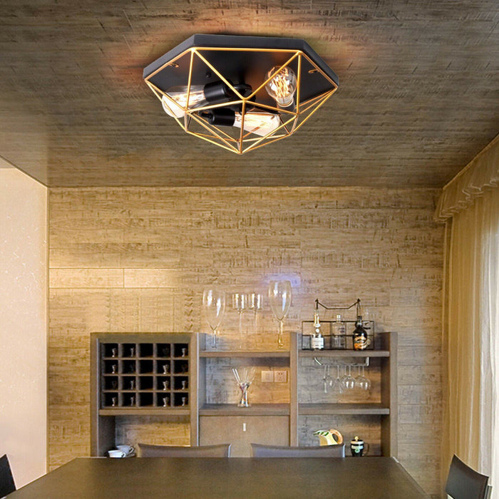 Plafoniera Da Soffitto Black Gold APP1094-3C