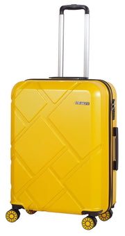 Trolley Valigia Media Rigida in ABS 4 Ruote TSA Ravizzoni Mango Giallo