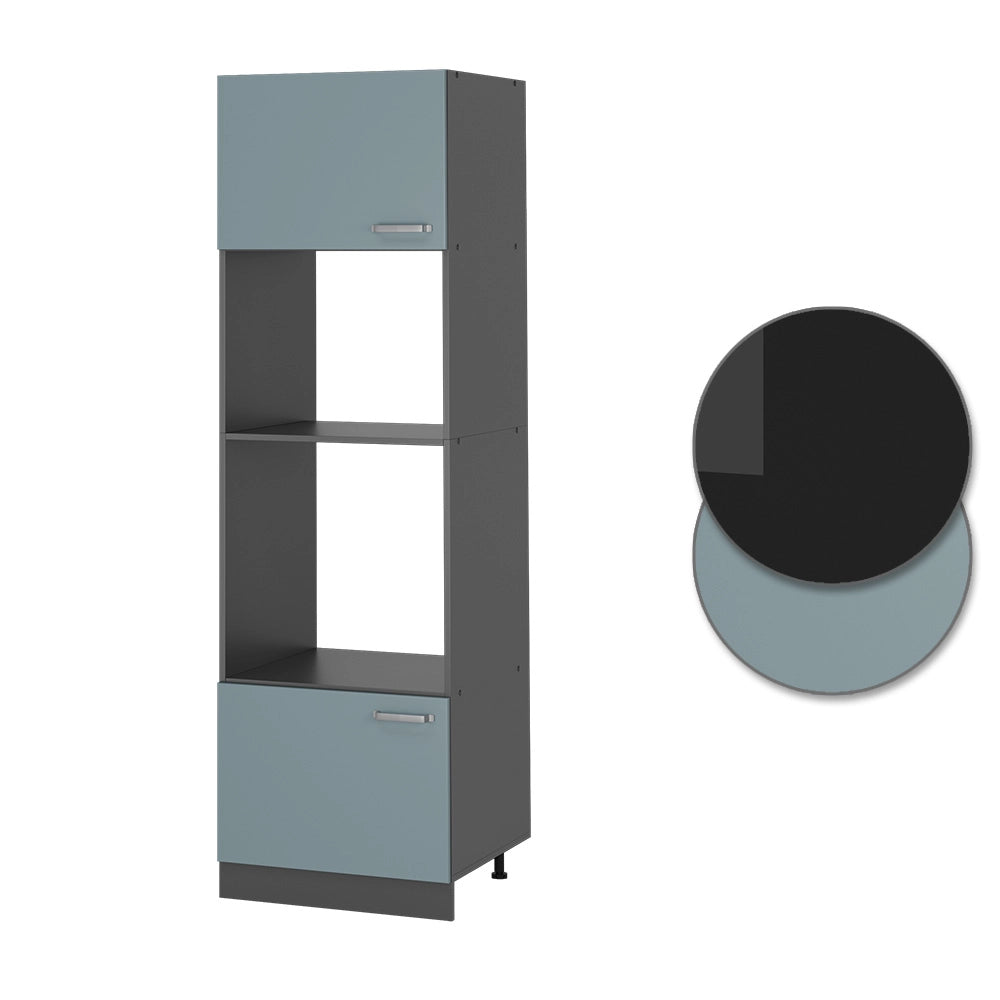 Vicco Set mobili bagno Grigio-blu 60 cm
