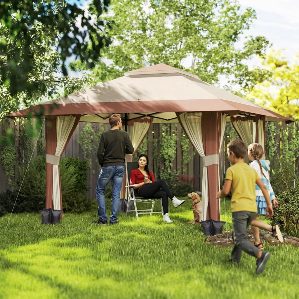 Tendone pieghevole ¨C zephmum ¨C beige 4x4m