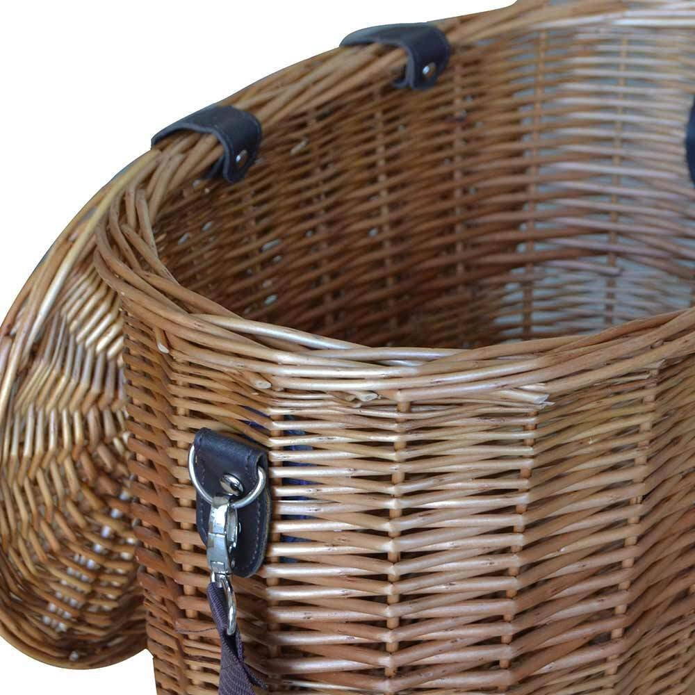 Cesto funghi con tracolla cm 34 x 20 x h 24 ovale