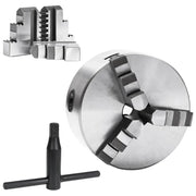 Mandrino per Tornio a 3 Griffe Autocentrante 125 mm in Acciaio CFW6428061
