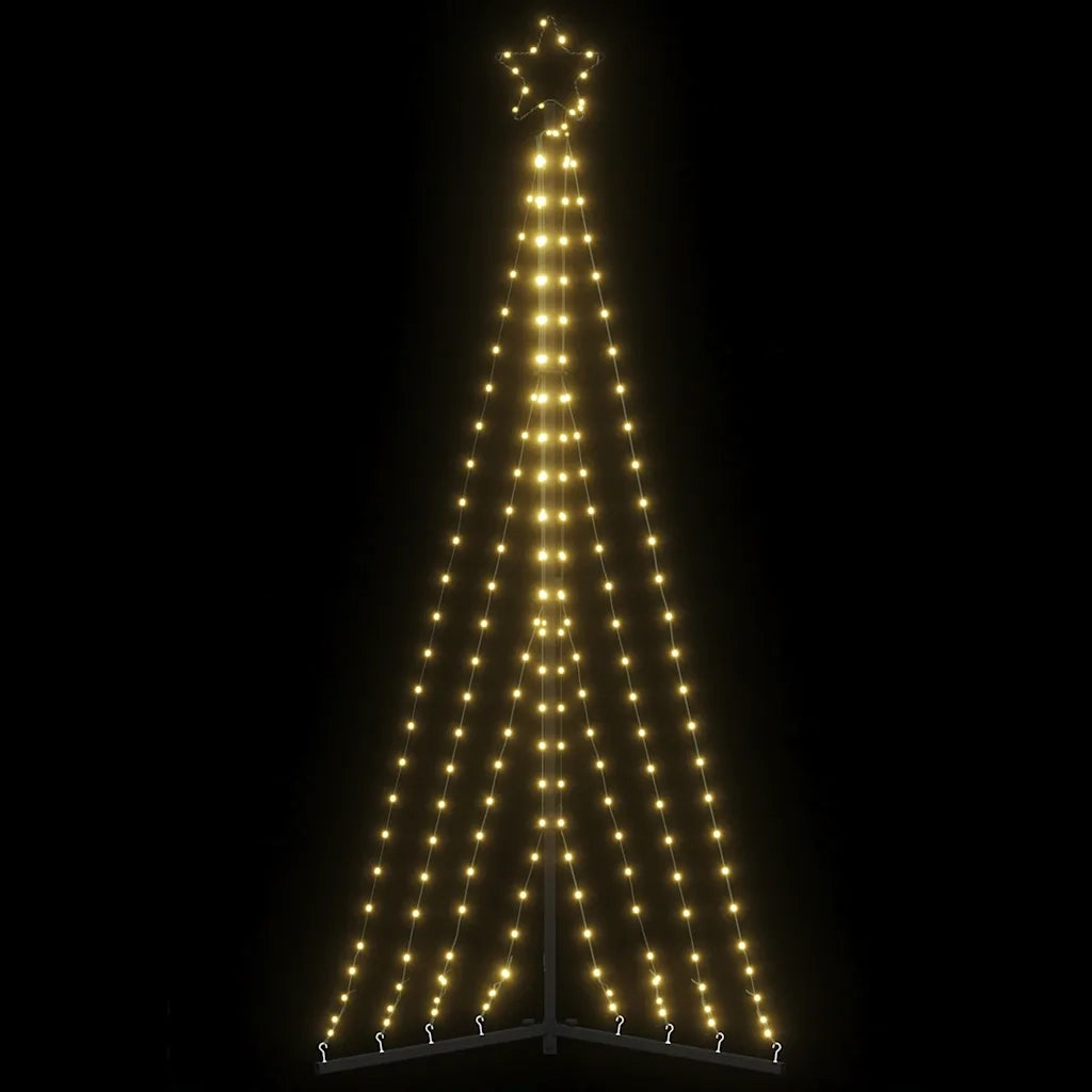 Albero di Natale a LED 339 LED Bianco Caldo 182 cm 3307645
