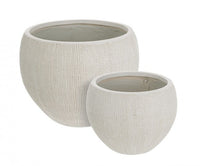 Set 2 Vasi Brush Sfera Beige