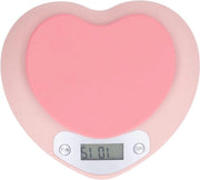Peso Digitale Preciso per Cucina 5kg - Casa - Forma Cuore - Ricaricabile - Bilancia Cibo - Cucina Cottura.