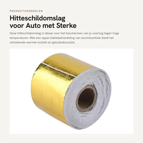 Sfoglia termoisolante estremamente duraturo - foglio di alluminio - resistente al calore - assorbente del rumore - resistente alle fiamme - leggero e facile da installare - isolamento termico