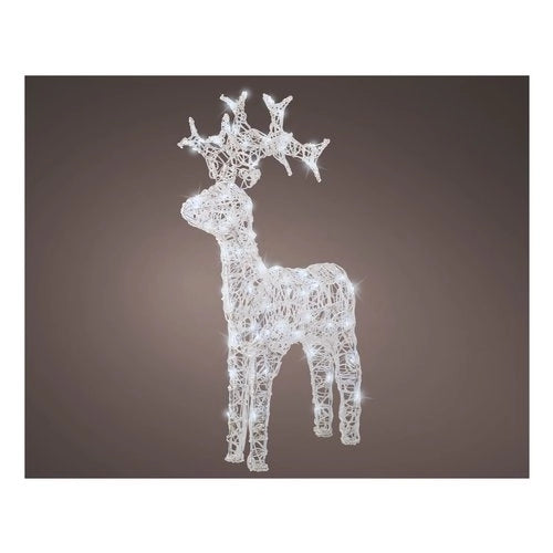 Decoro kaemingk 491443 lumineo renna acrilico