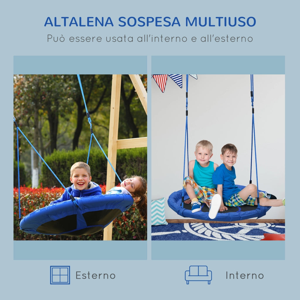 Altalena da Giardino per Bambini ¨C zephmum ¨C 100x180 cm, Carico Max 100kg