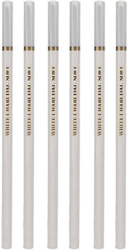 Set di Carboncino a Carbone di Legno da 6 pezzi - Carbone di Legno Bianco - Materiale Artistico - Schizzi/Illustrazioni - Flessibile e Resistente alle Marcature - Facile da Affilare - Carboncino da Schizzo