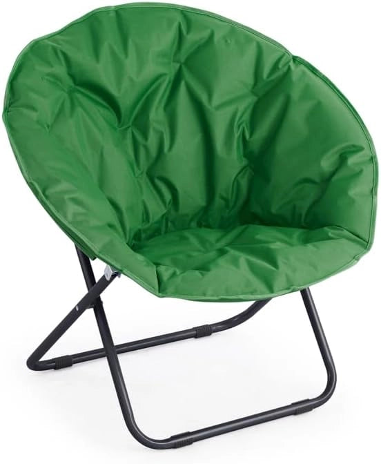 Poltrona da giardino con struttura in acciaio Moon colore Verde