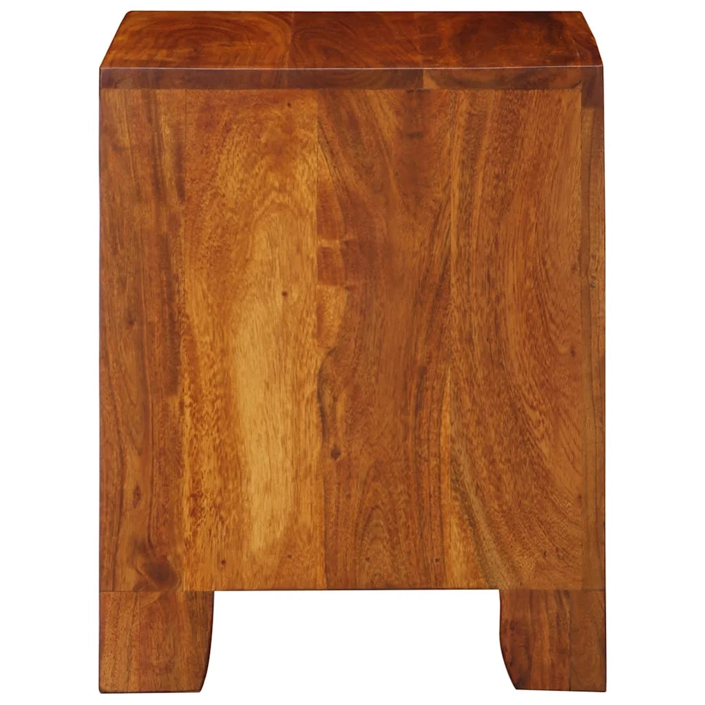 Comodini 2 pz 40x35x45 cm in Legno Massello di Acacia 4016490