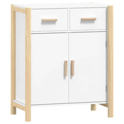 Buffet credenza cassettiera mobiletto mobile contenitore organizer per cucina soggiorno salotto 62 x 38 x 75 cm legno ingegnerizzato bianco 02_0030379