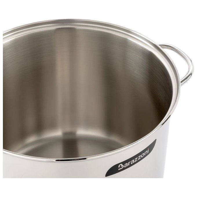 Barazzoni 266101020 Bonita Pentola in Acciaio Inox 20 cm con Fondo Termoradiante adatto a tutte le Fonti di Calore incluso Induzione colore Acciaio Inox
