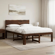 Letto matrimoniale con testiera ROSTOCK Marrone Scuro 3405440