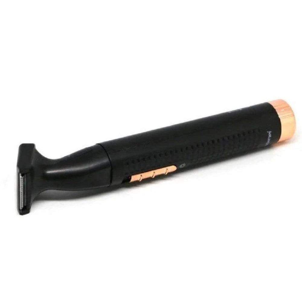 Trade Shop - Rifinitore Trimmer A Batteria 2 In 1 Regola Barba Naso Orecchie Capelli Gm-3120 -