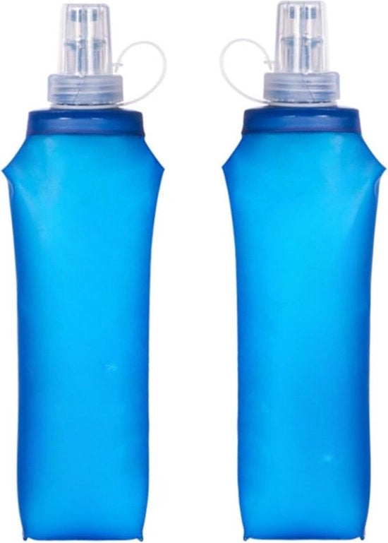Otturabile bottiglia di plastica TPU - BPA-free - impermeabile - 500 ml - per borsa da bere - escursioni - jogging - campeggio - arrampicata - 1 pezzo