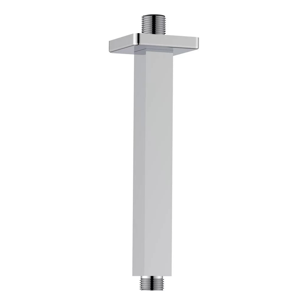 Braccio doccia a soffitto quadrato 20 cm