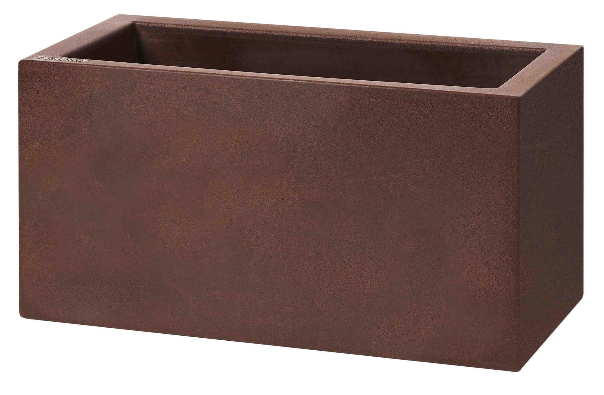 Vaso 80x40x40 cm in Resina Schio Cassa Maxi Bronzo