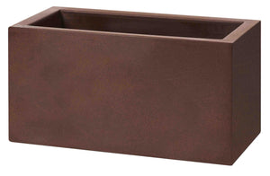 Vaso 80x40x40 cm in Resina Schio Cassa Maxi Bronzo
