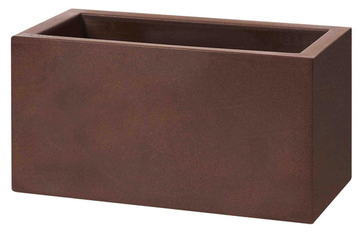 Vaso 80x40x40 cm in Resina Schio Cassa Maxi Bronzo