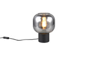 Lampada da tavolo DIVA Trio nera/cromo vetro E27 40W