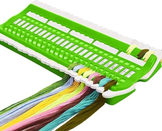 Organizzatore di fili per ricamo a 50 posizioni - organizzatore per fili di punto in croce - organizzatore di fili per ricamo a mano