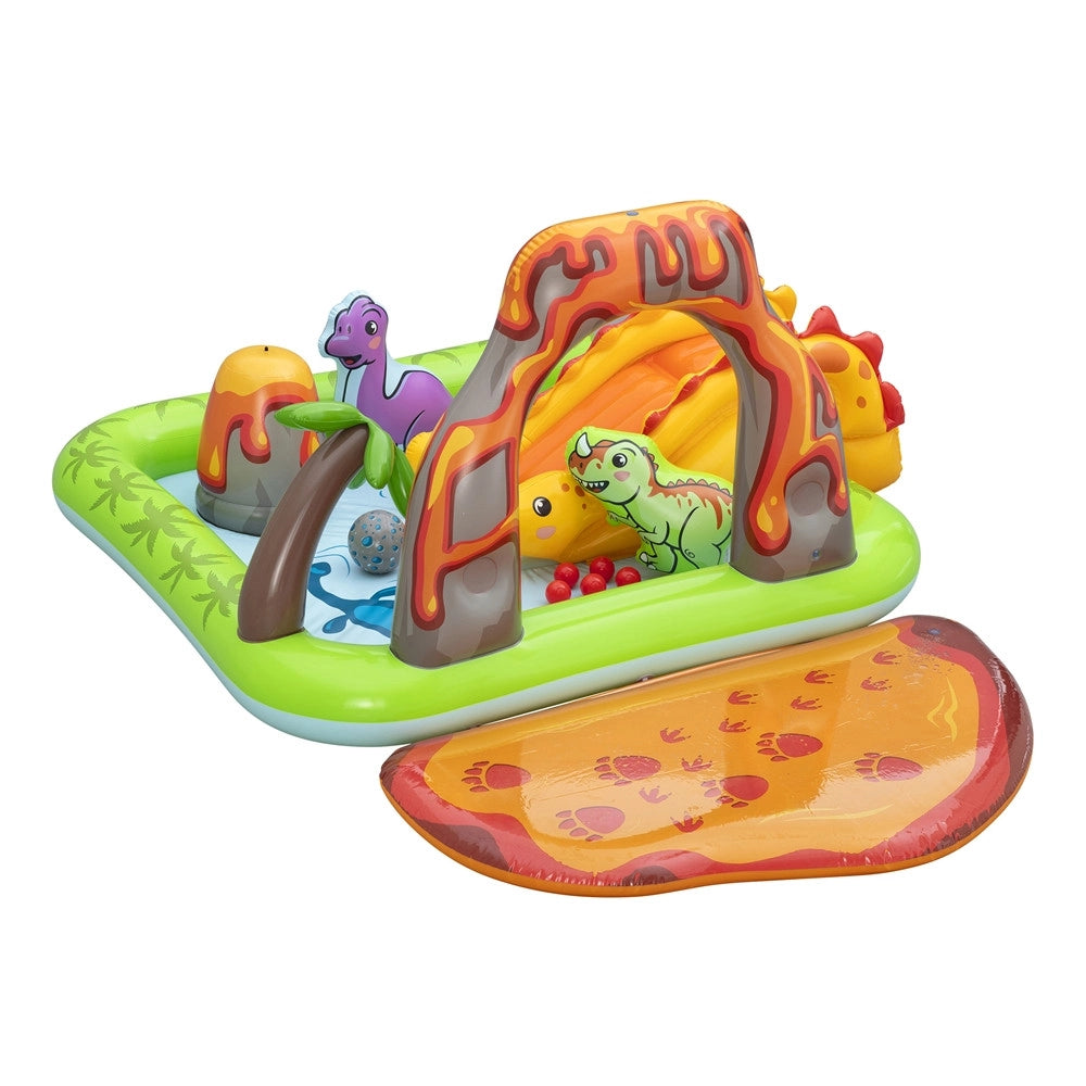 Trade Shop - Centro Parco Giochi Acquatico A Forma Di Vulcano Gonfiabile Piscina 262x188x102cm 53172 -