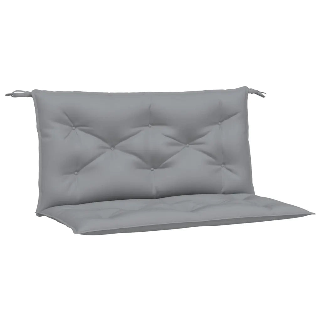 Cuscini Panca da Giardino 2 pz | Cuscini per sedie Grigi 100x50x7cm Tessuto Oxford