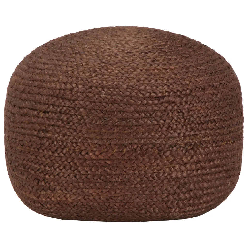 Pouf Lavorato a Mano 40x45 cm in Juta Marrone cod mxl 70856